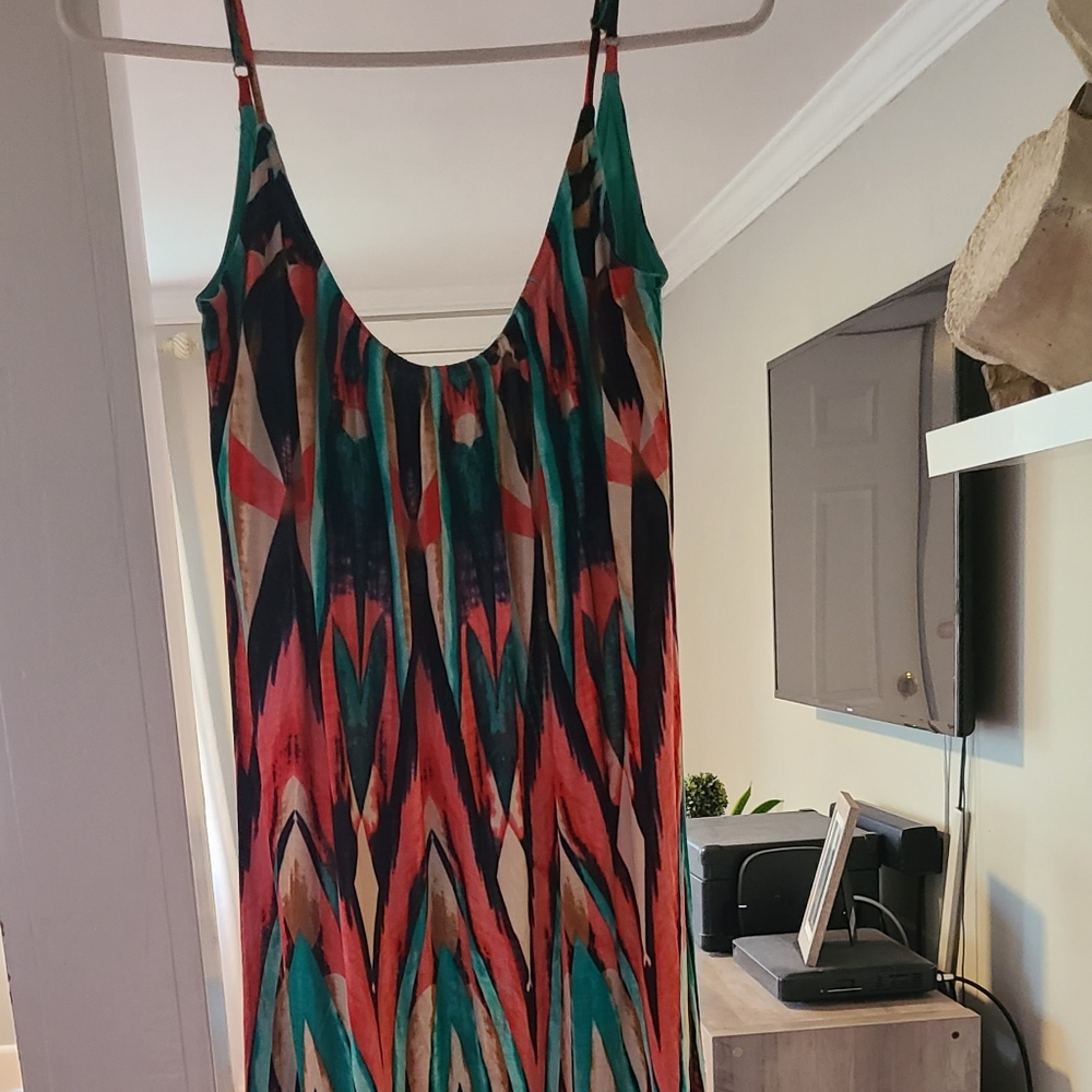 Long multicolored maxi dress